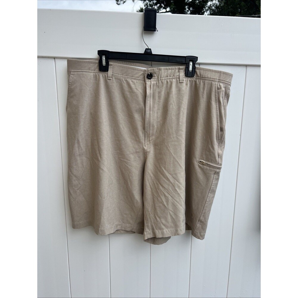 Reel Legends Shorts Mens size 40 Performance Khaki Hiking Fishing Outdoor Tan